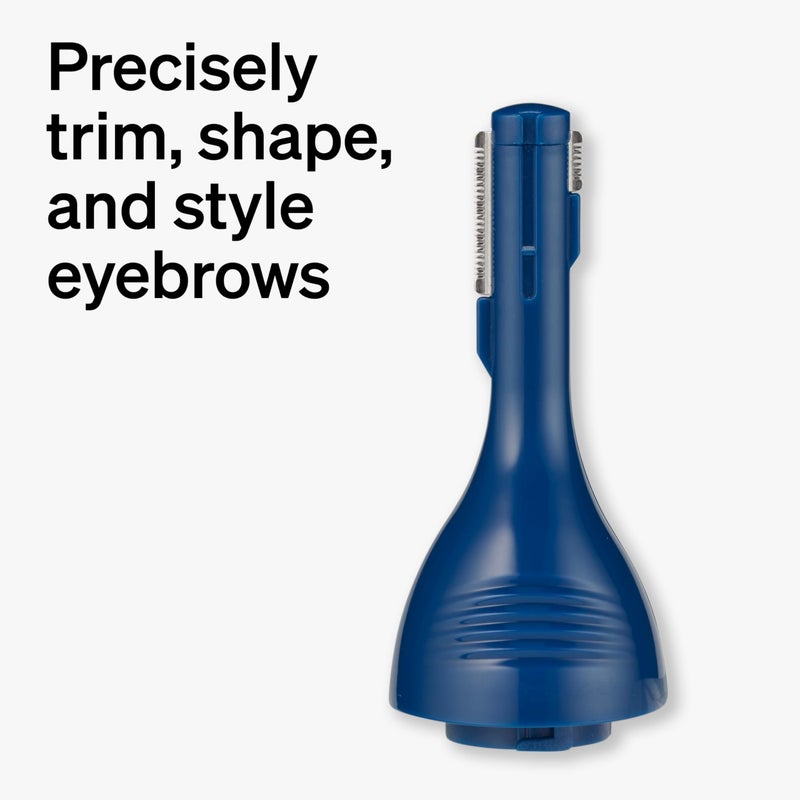 Schick Hair Trimmer, 3-in-1 Trimmer for Nose, Ear & Eyebrows, Painless Hair Removal, Cordless, Quick-Change Attachments, Waterproof, Expert Finish, Unisex Grooming - Image 4