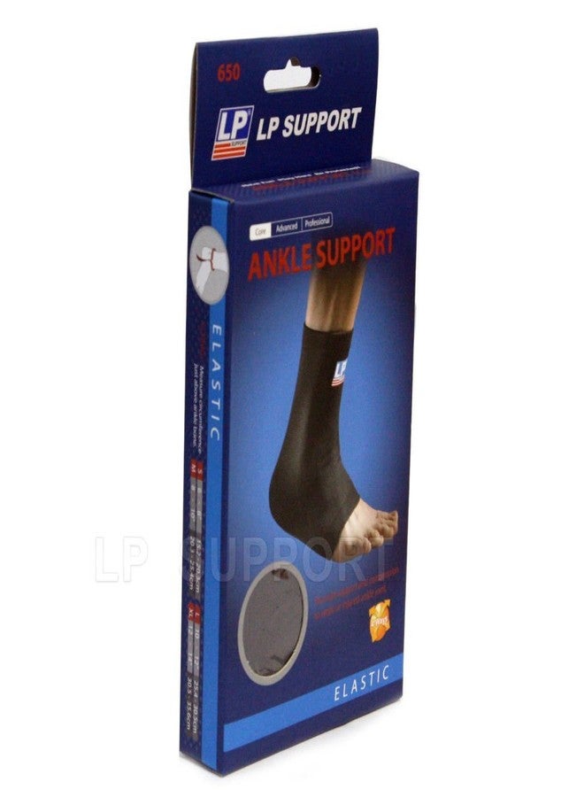 LP SUPPORT LP Ankle Support Black, Large (Pack of Pair) - Image 1
