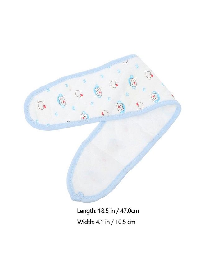 ULTNICE 3Pcs Cotton Baby Belly Band Infant Umbilical Cord Newborn Umbilical Cord Belly Band Baby Belly Cover Newborn Waist Support Belly Bands Skyblue - Image 4