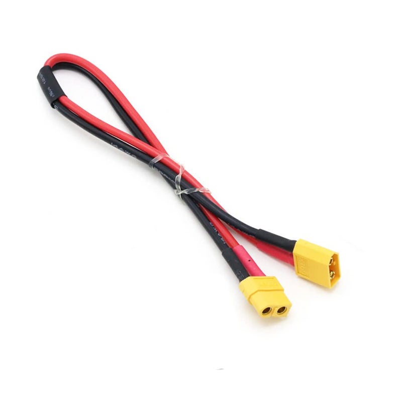 LINSYRC XT60 Extension Cable XT60 Connector Male to Female Adapter Plug with 50CM 12AWG Silicone Wire for RC Lipo Battery - Image 3