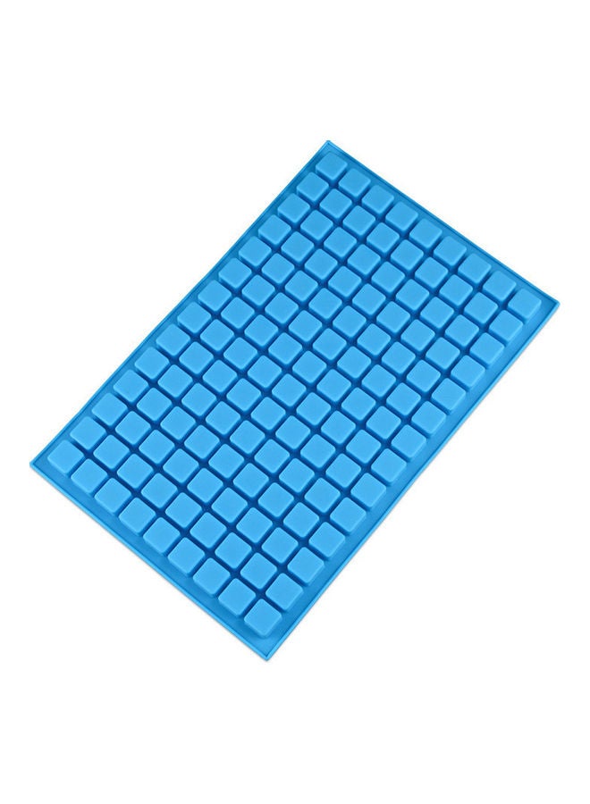 NIBEMINENT 126 Grids Square Ice Mold Silicone Chocolate Baking Tray Manual Brown Sugar Mould multicolor 19*19*19cm - Image 1