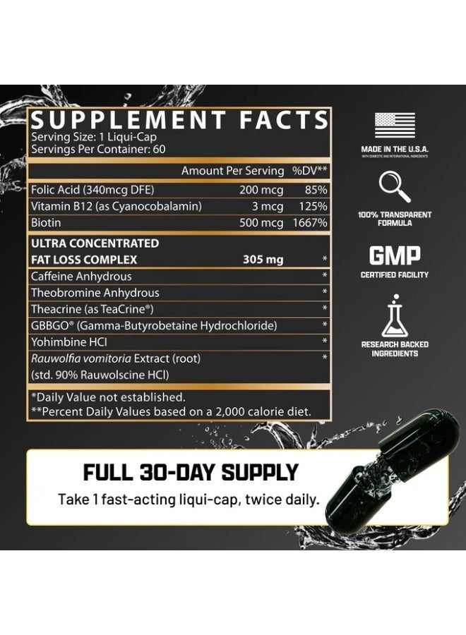 نورتكس ريسيرش Lipo-6 Hers UC - 60 liquid caps- 60 serving - Image 3