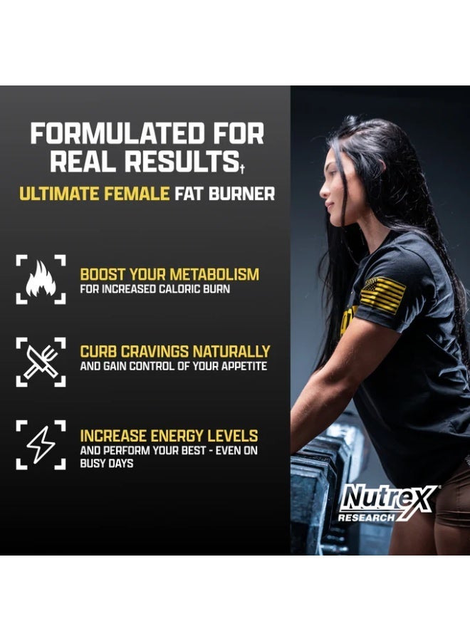 نورتكس ريسيرش Lipo-6 Hers UC - 60 liquid caps- 60 serving - Image 2