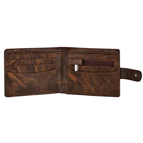 GIOVANNY Faux Leather Men's Wallet (Brown Colour -BRWTNSCRD) - Image 4