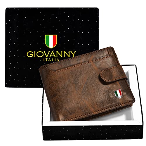 GIOVANNY Faux Leather Men's Wallet (Brown Colour -BRWTNSCRD) - Image 5