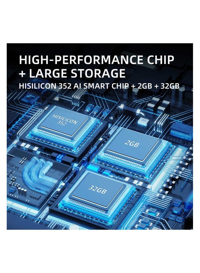 Projector Electric Focus Android 4K HD Home Portable Outdoor Projector Hisilicon Chip Smart Video Beamer with Wi-Fi and Bluetooth - Image 2