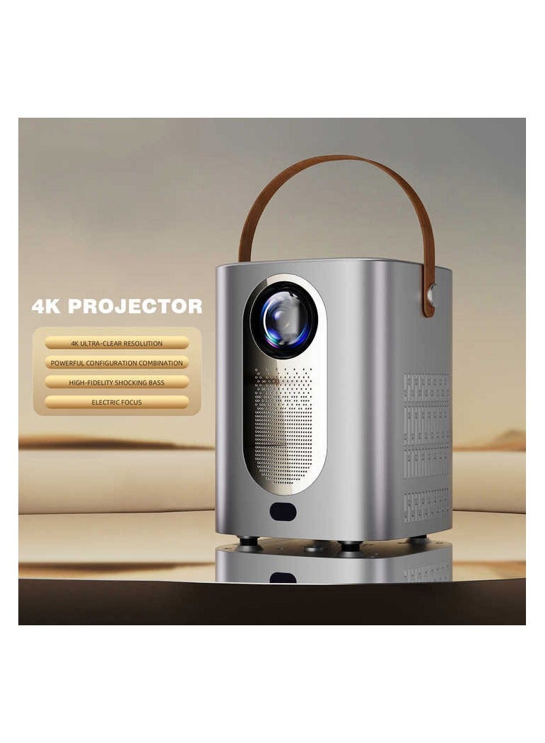 Projector Electric Focus Android 4K HD Home Portable Outdoor Projector Hisilicon Chip Smart Video Beamer with Wi-Fi and Bluetooth - Image 3
