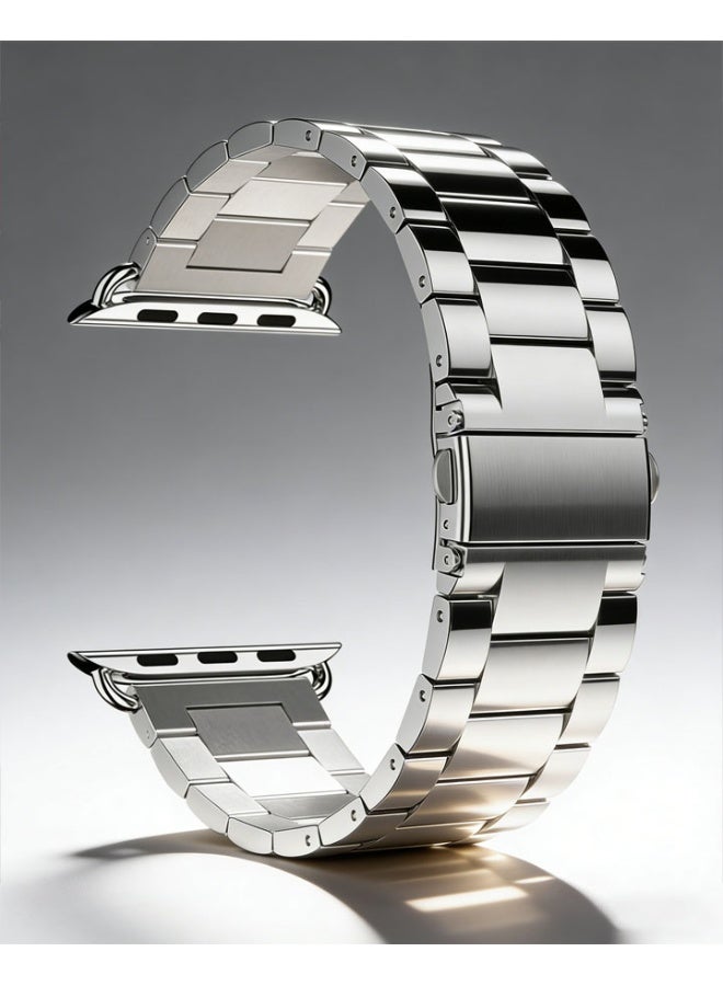 فوبيري حزام بديل لساعة Apple Watch Series 4 مقاس 44 مم فضي - Image 1