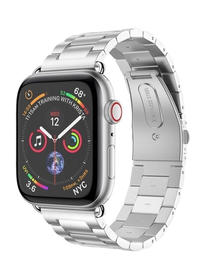 فوبيري حزام بديل لساعة Apple Watch Series 4 مقاس 44 مم فضي - Image 2