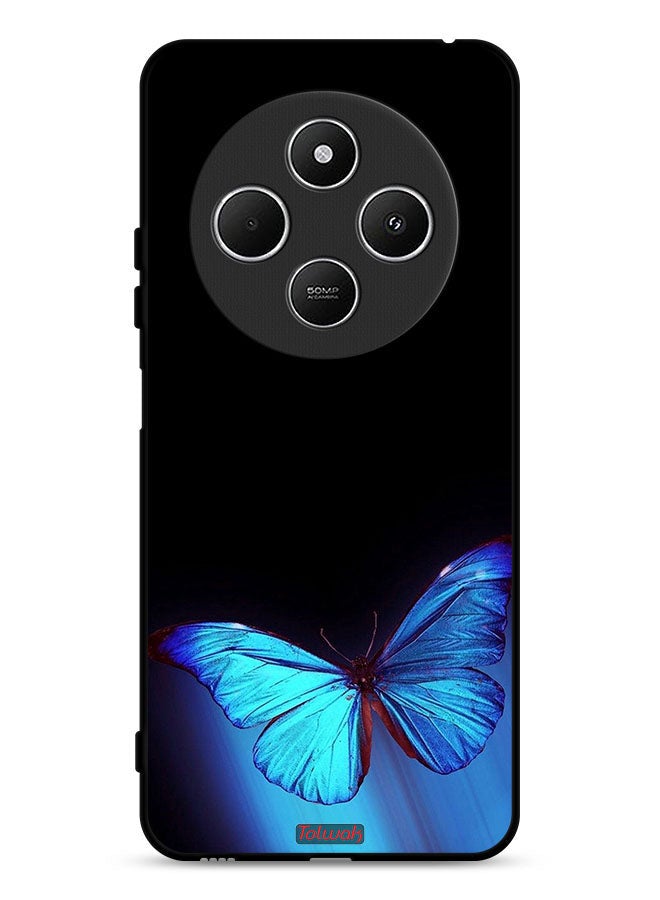 Tolwak Xiaomi Redmi 14R 5G Protective Case Cover Butterfly Art - Image 1