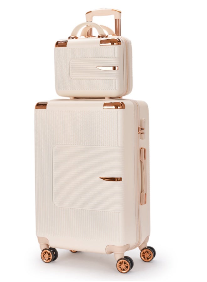 LIMRA Travel bags from limra 4-piece set beige - Image 2