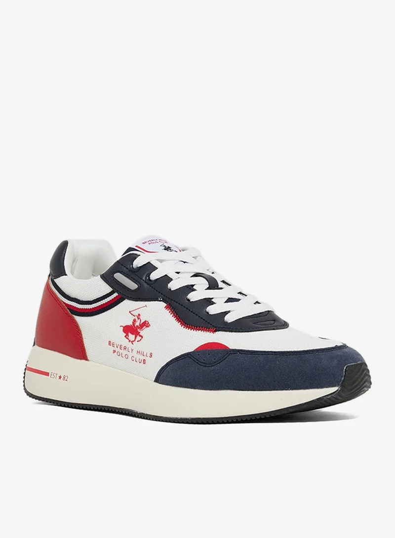 Color Block Lace-Up Shoes