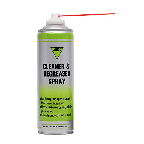 Aerol Cleaner & Degreaser Spray Grade 6001 (350g / 543ml), Plastic Safe Cleaner for Dies, Moulds, Machinery & Metal Components, Removes Grease, Oil, Wax & Tar - Image 4