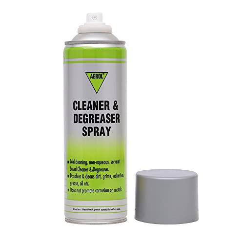 Aerol Cleaner & Degreaser Spray Grade 6001 (350g / 543ml), Plastic Safe Cleaner for Dies, Moulds, Machinery & Metal Components, Removes Grease, Oil, Wax & Tar - Image 3