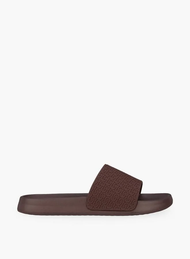 سيليست Women Monogram Textured Slides