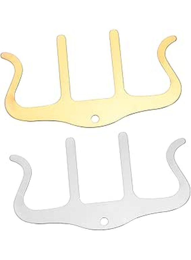 Adjustable Metal Sheet Music Holder Page Clips Lightweight Sturdy Wind Clips 2PCS Set - Image 1