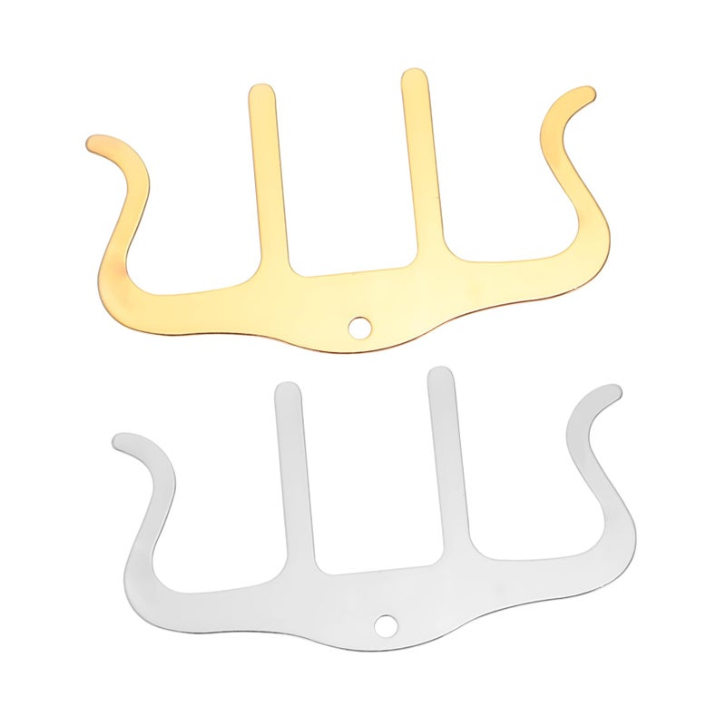 Adjustable Metal Sheet Music Holder Page Clips Lightweight Sturdy Wind Clips 2PCS Set - Image 2
