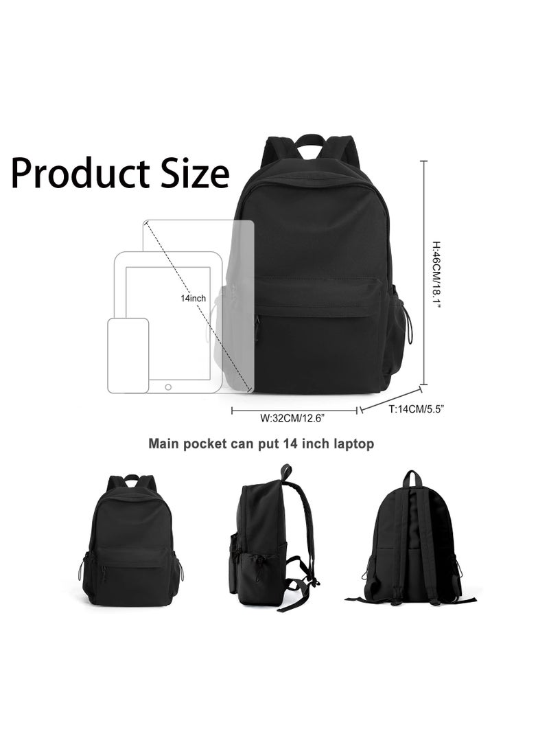 SUNSAR School Backpack Casual Lightweight Travel Rucksack Water Resistant College Bag Computer Bag for Men & Women Fits Notebook - Image 3