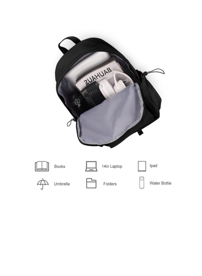 SUNSAR School Backpack Casual Lightweight Travel Rucksack Water Resistant College Bag Computer Bag for Men & Women Fits Notebook - Image 2