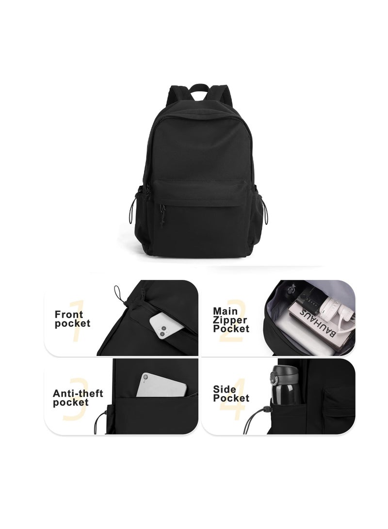 SUNSAR School Backpack Casual Lightweight Travel Rucksack Water Resistant College Bag Computer Bag for Men & Women Fits Notebook - Image 5