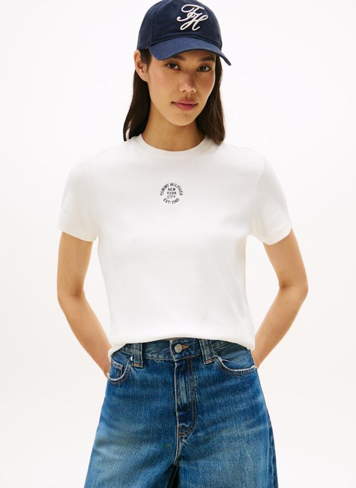 TOMMY HILFIGER Graphic Crew Neck T-Shirt - Image 1