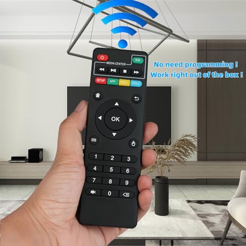 uehba Replacement Remote Control X96 Mini X96 S905W Compatible for MXQ Pro 4K T95M T95N T95X MX9 H96 H96 pro+ Android TV Box Remote Controller for KODI Box - Image 2