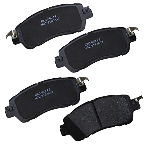 Bendix Premium SBC1852 Ceramic Front Brake Pads for Mazda 2 2021-2016, Scion iA 2016, Toyota Yaris 2020-2019, Yaris iA 2018-2017 - Image 1