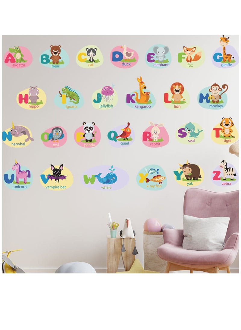 Bluejw Lovely Animal Letters Wall Stickers Perfect For Kids' Bedrooms And Nurseries - Image 4
