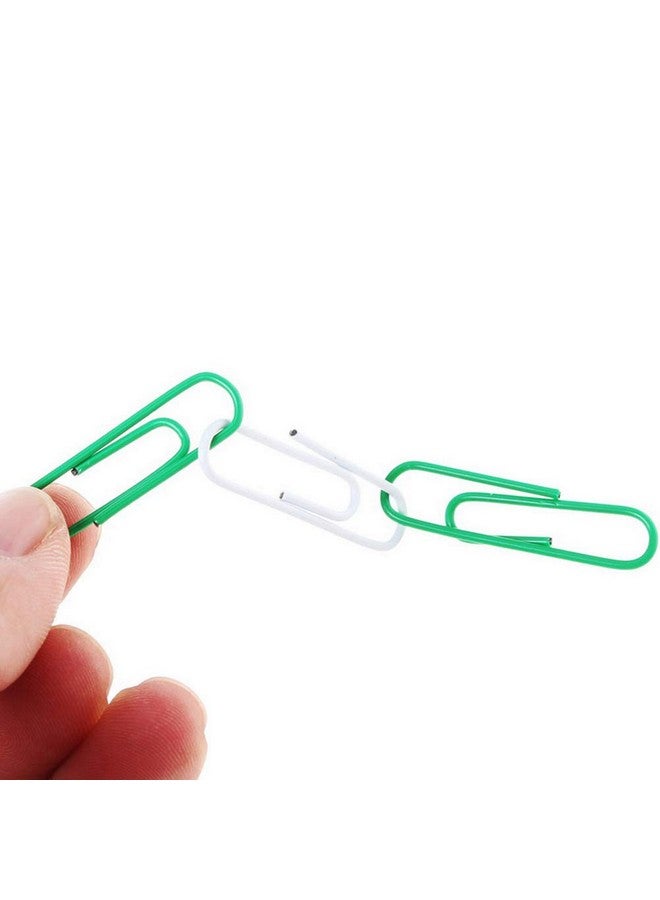 SUMAJU 500 Pcs Colored Paper Clips, Medium 33 Mm/1.3Inch Assorted Paperclips Vinyl Coated Clips For Office School Personal (1.3Inch) - Image 4