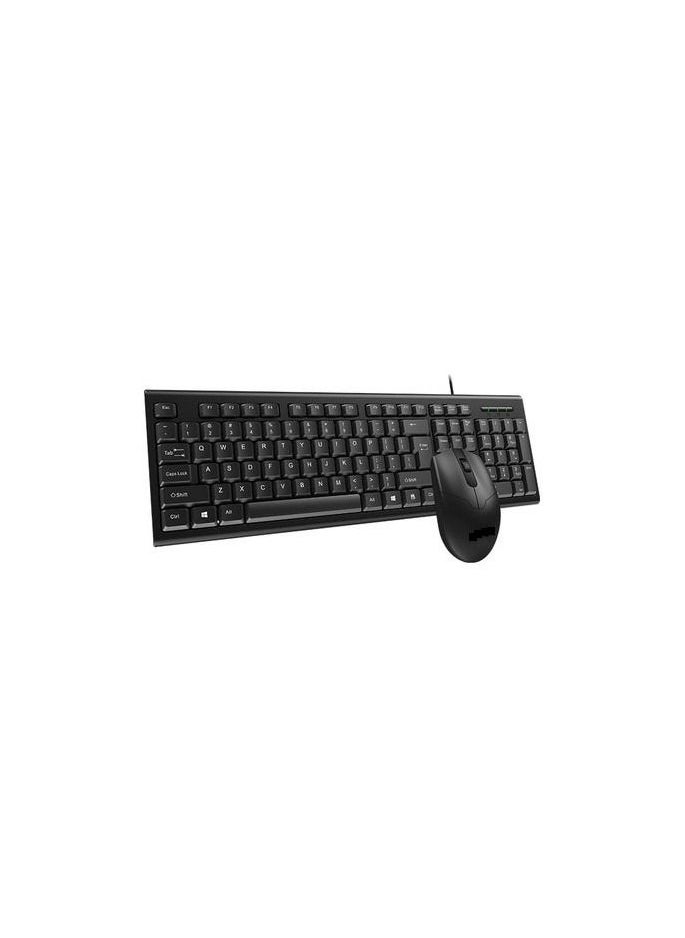 Generic - keybord PC Set Kit Desktop Computer Office Wireless Slim Mouse and Keyboards - Image 1