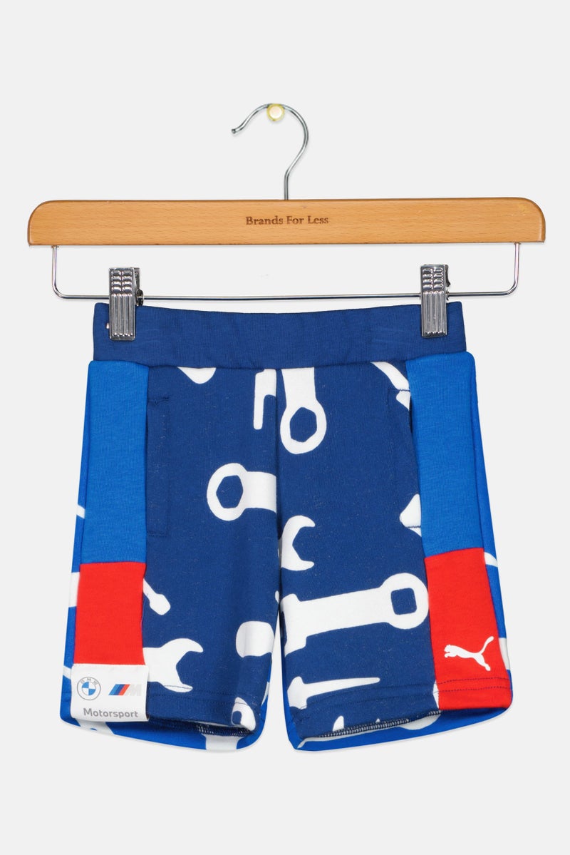 PUMA Toddlers Boy Allover Print Training Shorts, Multicolor - Image 1