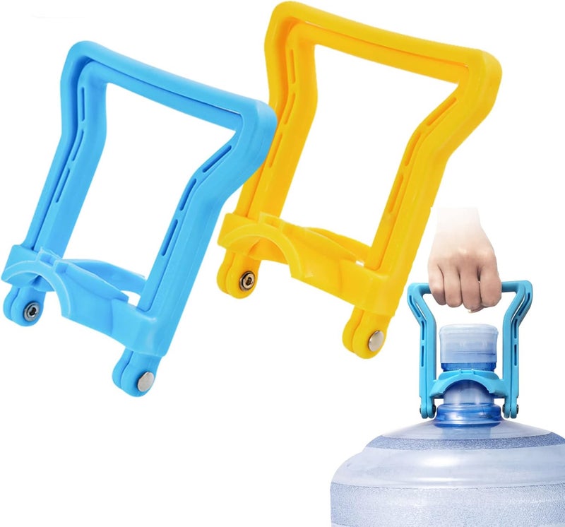 Water bottle handle 5 Gallon water bottle carrier to water bottle dispenser water bottle holder water bottle holding clamp easy carry water bottle with bottle lifter Assorted colors by AMIAZI