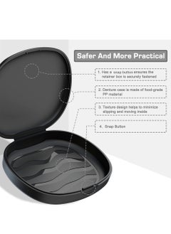 SYOSI 4PCS Denture Case Orthodontic Retainer Case  - Image 3