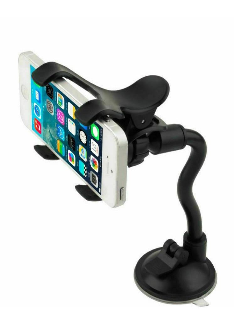 GO-DES Universal 360° In Car Windscreen Dashboard Holder Mount For GPS Mobile Phone UK - Image 1
