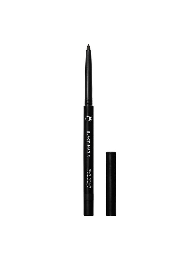 Eyeko Black Magic Pencil Eyeliner - Intense Black - Gel Formula - Buildable Soft Definition Vegan 0.5G - Image 1