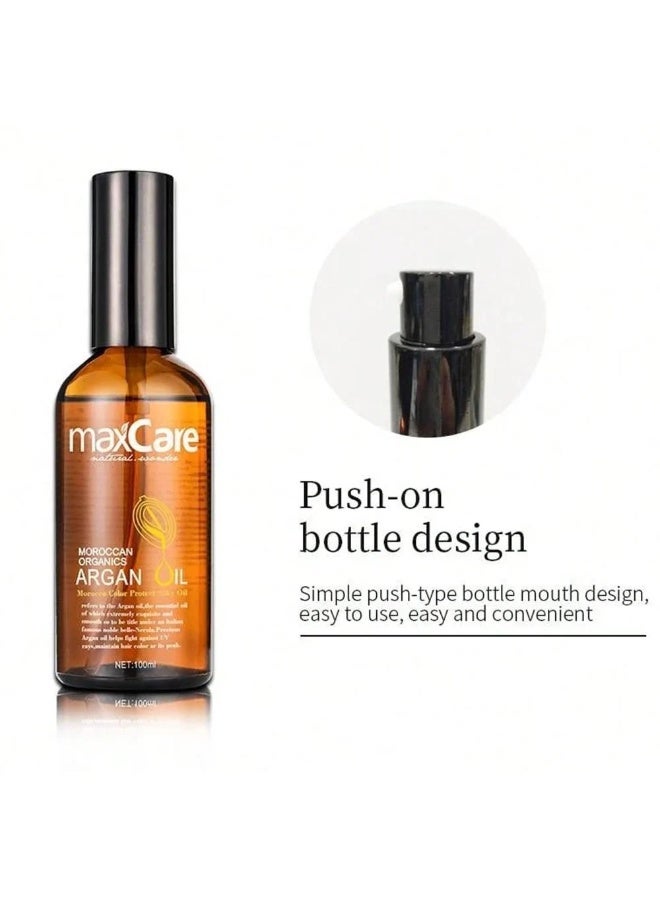 Max Care Organic Argan Oil Hair Serum 100ml - Image 2