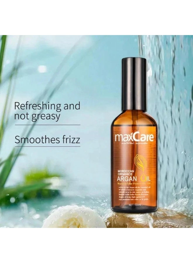 Max Care Organic Argan Oil Hair Serum 100ml - Image 4