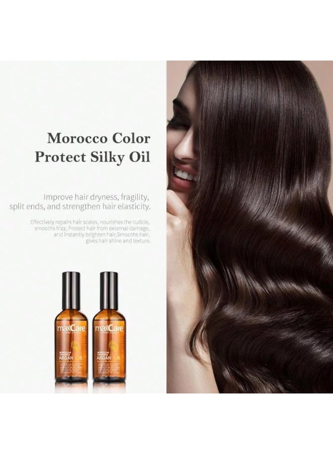 Max Care Organic Argan Oil Hair Serum 100ml - Image 5