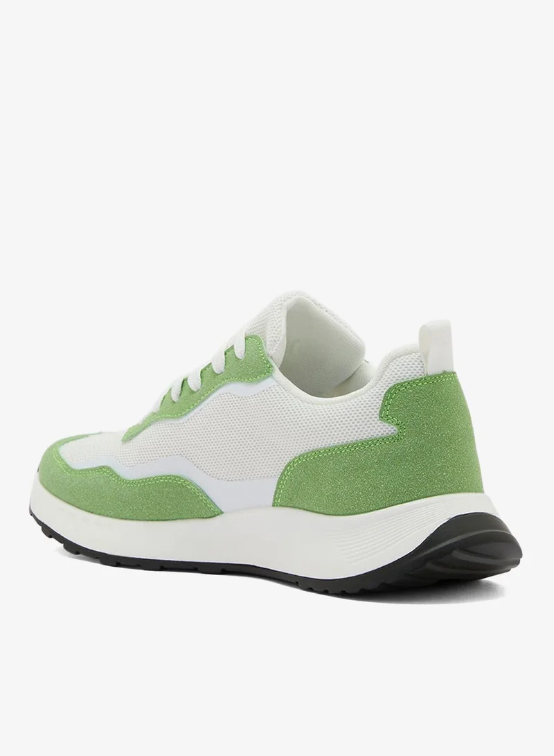 Seventy Five Casual Suede And Mesh Sneaklers