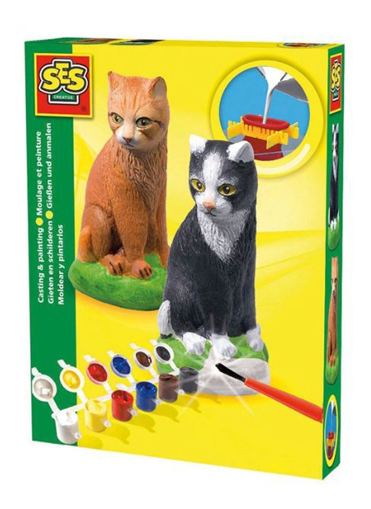 SES Creative SES Creative -  Cat Plaster Casting & Painting Kit 