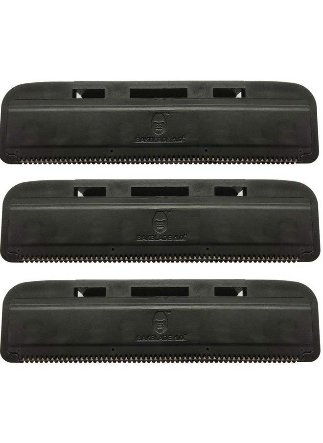 baKblade - 1.0 Back Hair And Body Shaver Refill Replacement Cartridges. 4 Inch Extrawide Wet Or Dry Disposable Razor Blades (3 Razors Included) - Image 1