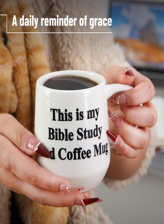 Mr. Pen- Christian Coffee Mugs for Women & Men, 15 oz, White with Bible Theme Design, Christian Mugs for Women, Coffee Cup Ceramic, Microwave Safe - Image 3