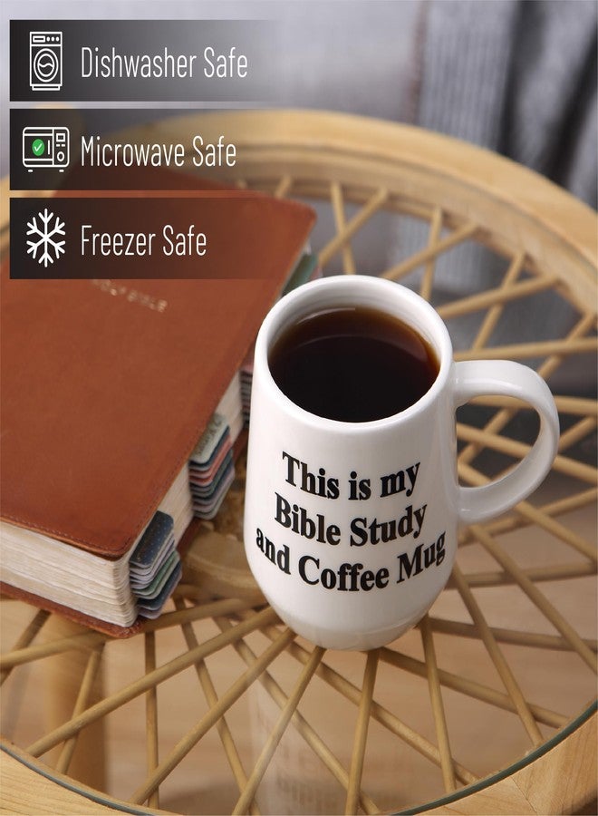 Mr. Pen- Christian Coffee Mugs for Women & Men, 15 oz, White with Bible Theme Design, Christian Mugs for Women, Coffee Cup Ceramic, Microwave Safe - Image 5