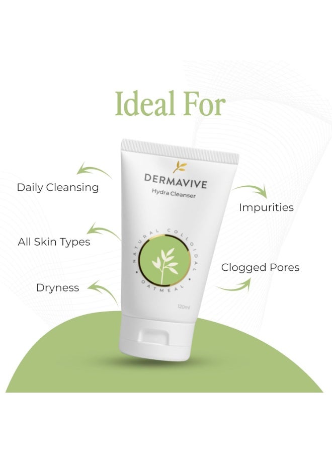 ديرما فايف مجموعة ديرمافيف (Dermavive) للعناية بالبشرة: كريم للبشرة الجافة (100 جم) وغسول مرطب (120 مل) - Image 3