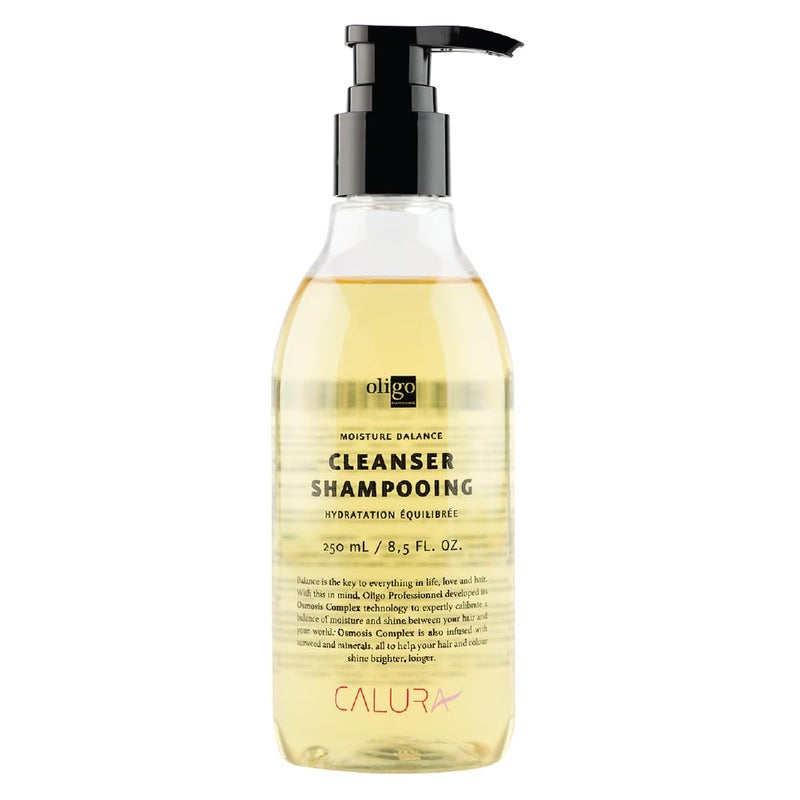 Oligo Professionnel OLIGO PROFESSIONNEL - Calura Moisture Balance Cleanser - Men and Women - Paraben Free - For Oily Hair - Promotes Longevity of Color - Revitalizes Shine - Sulfate Free - Moisturizing Formula - 8.5oz - Image 1