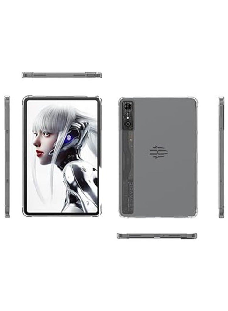 حافظة لجهاز ZTE Nubia Red Magic Nova/RedMagic Gaming Tablet Pro 10.9 بوصة (2024)، [حماية الوسادة الهوائية] حافظة شفافة مرنة من TPU مقاومة للصدمات ومضادة للسقوط - Image 2