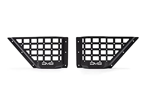 DV8 Offroad Front Door Pocket Molle Panels for 2021+ Ford Bronco 6th Gen | Driver & Passenger Side Pair | Increased Capacity of Door Pockets | Compatible with Molle Accessories - Image 1