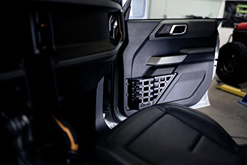 DV8 Offroad Front Door Pocket Molle Panels for 2021+ Ford Bronco 6th Gen | Driver & Passenger Side Pair | Increased Capacity of Door Pockets | Compatible with Molle Accessories - Image 3