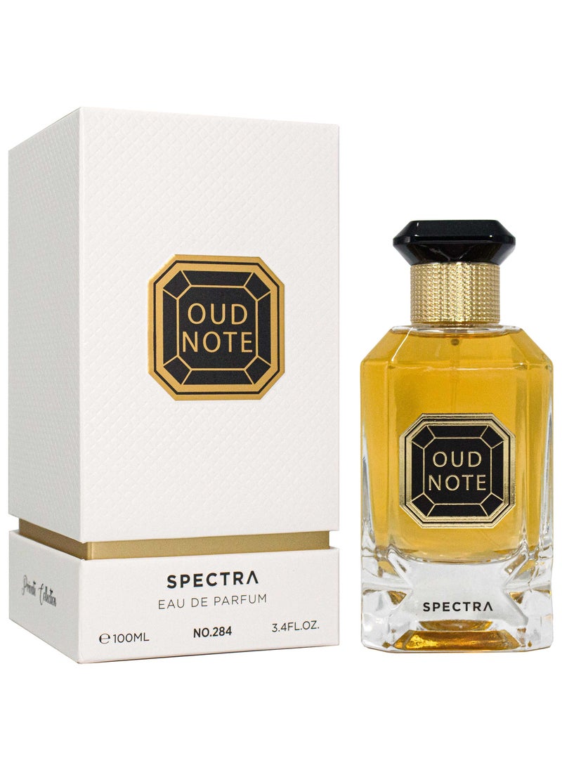 Spectra 284 Oud Note EDP Unisex Perfume - 100ml  - Image 1
