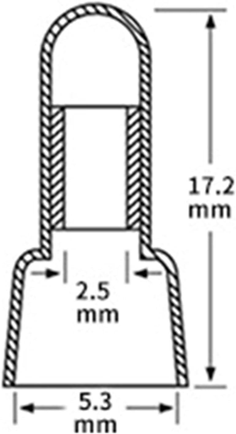 klarako 1000 PCS Protective Closed End Wire Crimp Connector Transparent CE1/CE2/CE5  CE 1X - Image 3